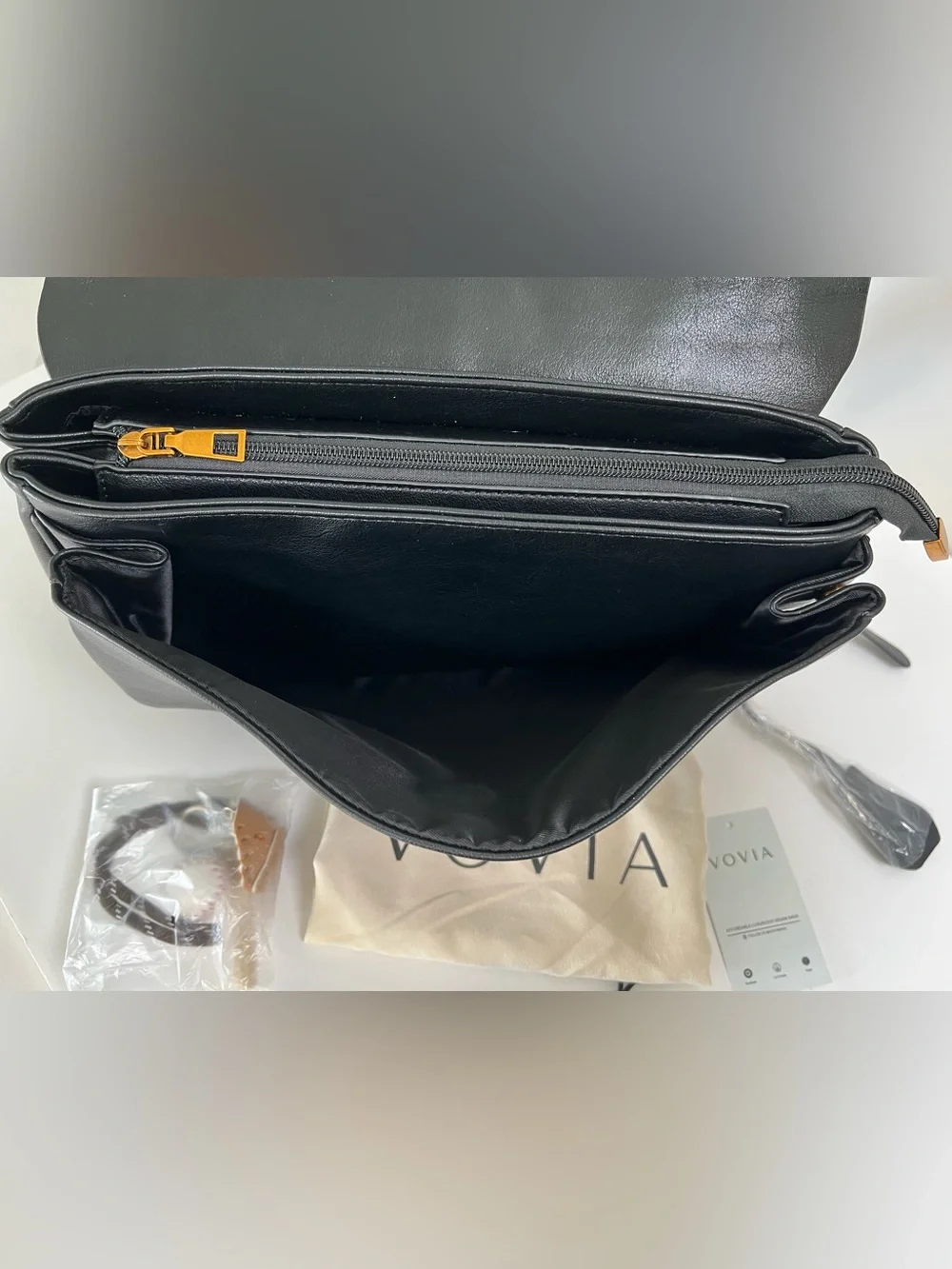 Vovia Bags Black Ciara Vintage Shoulder Bag